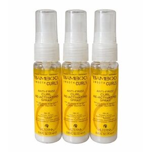 ⚡️ (3) Bamboo Smooth Curls Anti-Frizz Curl Re-Activating Spray